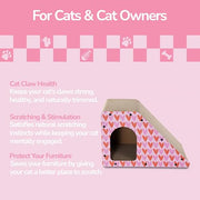 THE LICKER STORE Pink/Red / 23.63" / Modern Scratching Posts
