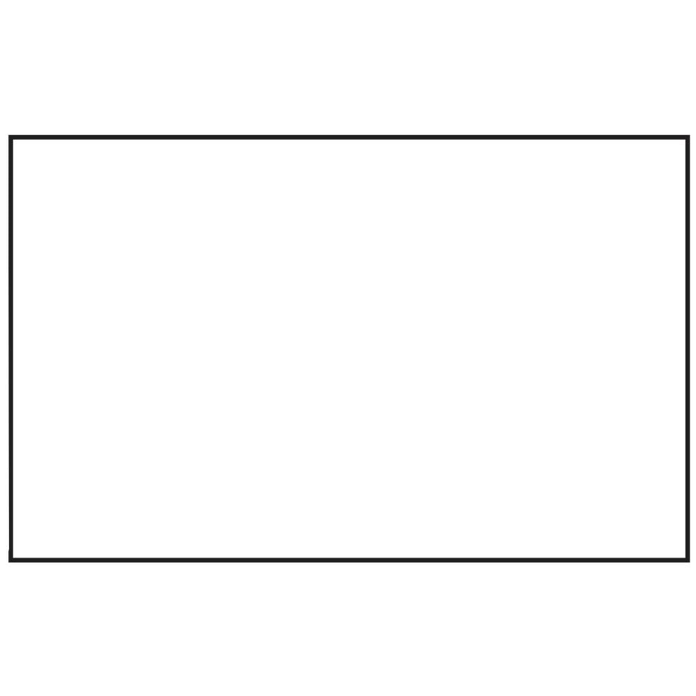 White Labels Rectangular - 2"L x 1 1/4"H 1000 Per Roll by HUBERT – 2*1 1/4 inches, Paper, White, Pack of 1000, Model 18824