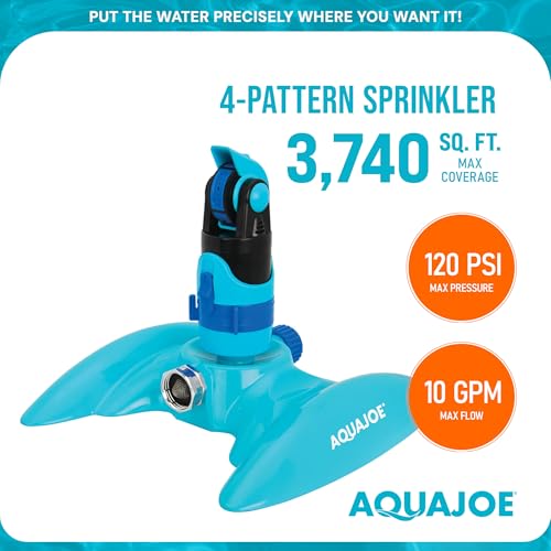 Aqua Joe w/ Lie-Flat Metal Base for Any Landscape / Promo Kit / 1 Sprinklers