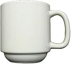 SM-V Vista Summit Stackable Mug, 3-1/4", 10 oz., Bone White (Pack of 36)