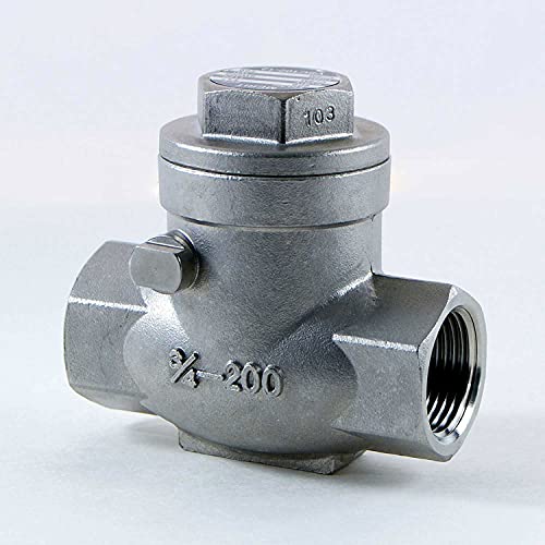 1/2 In. 316 Swing Check Valve by YIH – 0.5 Inch, Stainless Steel, Model VSC102-08
