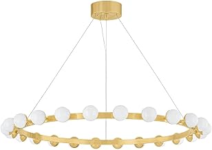 484-45-VB Linus - 48W 24 LED Chandelier-3 Inches Tall and 45.25 Inches Wide