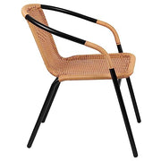Flash Furniture Beige / Set of 4 / Modern Patio Dining Chairs