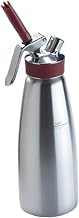 iSi Gourmet Whip (1 Quart) - Multifunctional Food Whipper for Warm & Cold Application, Stainless Steel Cream Canister - Includes 3 Decorating Tips, Dishwasher Safe - Professional Culinary Tool