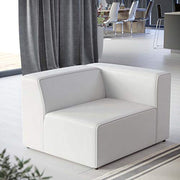 Modway White / Right-Arm Chair / 1 Sofas & Couches