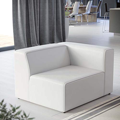 Modway White / Right-Arm Chair / 1 Sofas & Couches