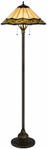 Cal Lighting 60W x 2 Armscroft Tiffany Floor lamp