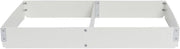 Bun Pan Extender Fiberglass Full Size 2-Section Divided Lengthwise - 3"H