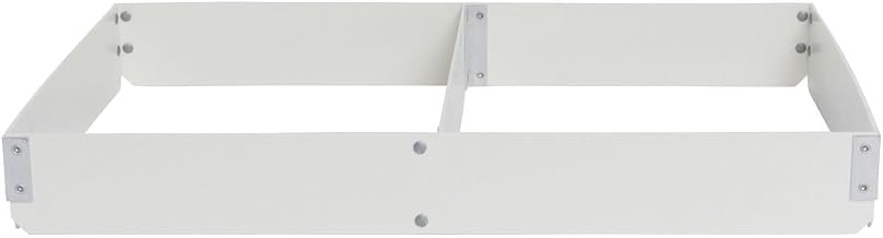 Bun Pan Extender Fiberglass Full Size 2-Section Divided Lengthwise - 3"H
