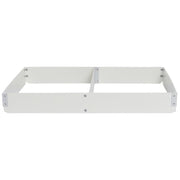 Bun Pan Extender Fiberglass Full Size 2-Section Divided Lengthwise - 3"H by MOLDED FIBERGLASS TRAY CO – 3.0 inches, Fiberglass, White, Model 1764011537