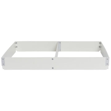 Bun Pan Extender Fiberglass Full Size 2-Section Divided Lengthwise - 3"H by MOLDED FIBERGLASS TRAY CO – 3.0 inches, Fiberglass, White, Model 1764011537