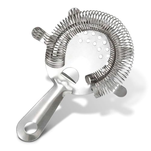 Winco 1 / Stainless Steel / Round, Wire Mesh, Reinforced Rim Bar Strainers