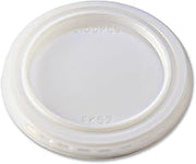 Fabri-Kal FABL100PCS 1 oz Portion Cup Lid Clear