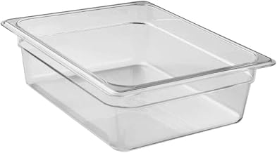 Cambro Clear Camwear Half Size Food Pan, 4" H