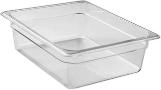 Cambro Clear Camwear Half Size Food Pan, 4" H