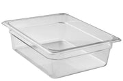 Clear Camwear Half Size Food Pan by Cambro – 5.9 liters, polycarbonate, White, Model 3-0078-0117