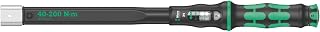 Wera 05075654001 Click-Torque X 4 Torque Wrench for Insert Tools, 40-200 Nm, 14x18 x 40-200 Nm