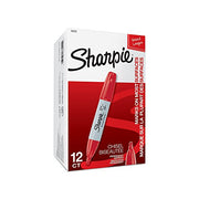 Sharpie Red / 12 Count (Pack of 12) / 12 Count Permanent Markers