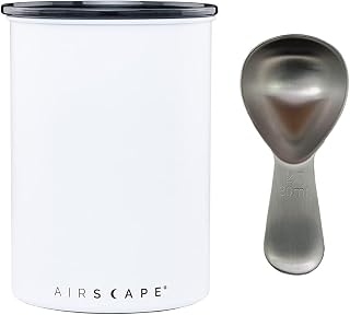 Planetary Design Airscape Stainless Steel Coffee Canister & Scoop Bundle - Food Storage