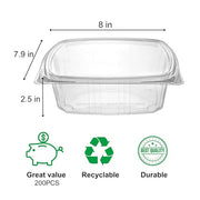 KODA CUP 48oz / Clear / 48.0 fluid_ounces Clamshell Take Out Containers