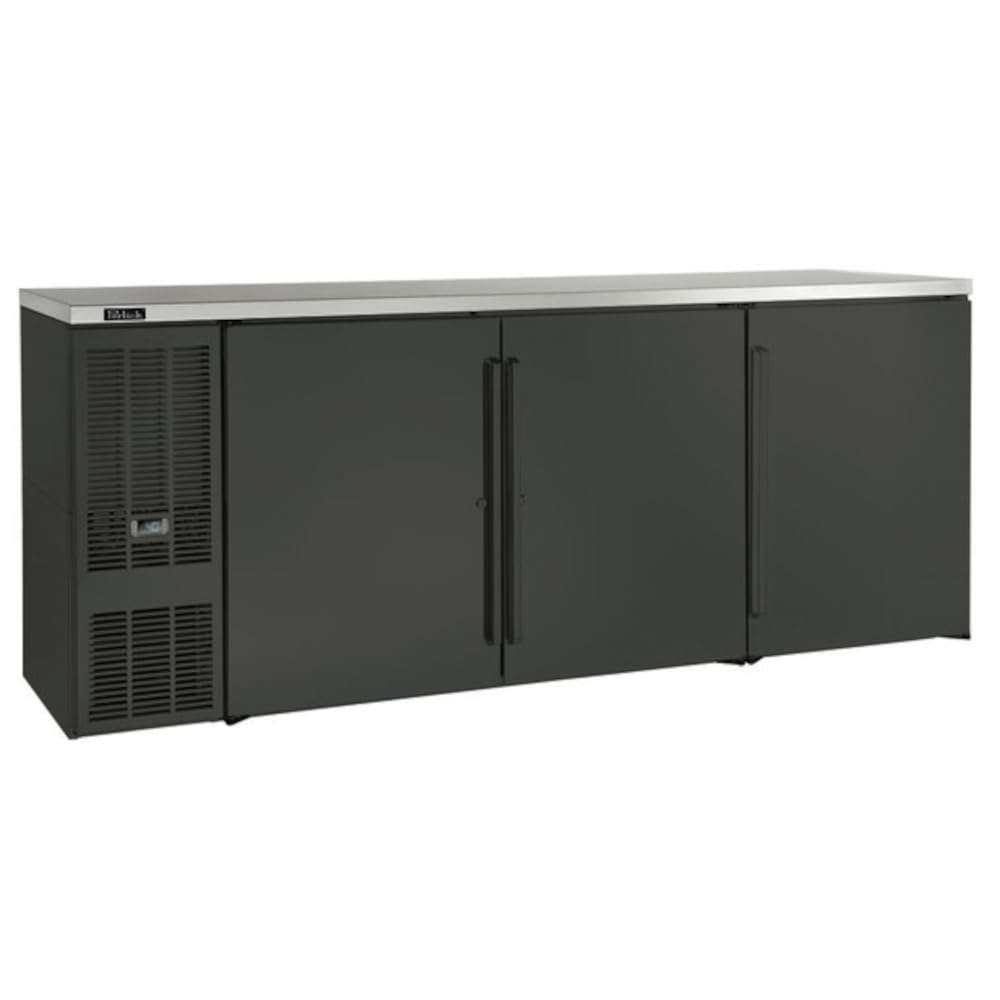 84"W 3 Section Back Bar Cabinet by Perlick – Stainless Steel, Model BBS84