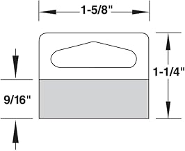 Hang Tab,Triangle,1-5/8 X 1-1/4,100/Pack, 83677
