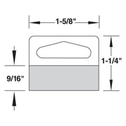 Hang Tab by Retail Resource – Plastic, Model 30 2211