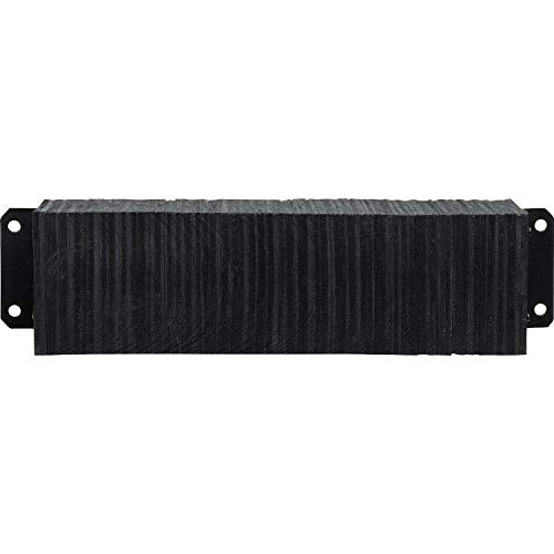 Rubber Dock Bumper by Global Industrial – 4.5"L x 38"W x 12"H, Rubber, Black, Model 988029