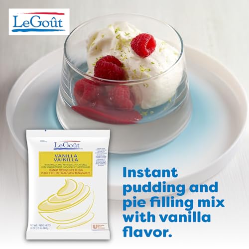 LeGout Vanilla / 24 Ounce (Pack of 12) / 1 Pie & Pastry Fillings
