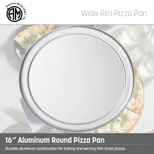 American Metalcraft 1 / 16-Inch / Silver Pizza Pans