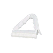 Tile and Grout Brush by Carlisle – Polyester Bristle, Plastic Handle, White, Model 4132302