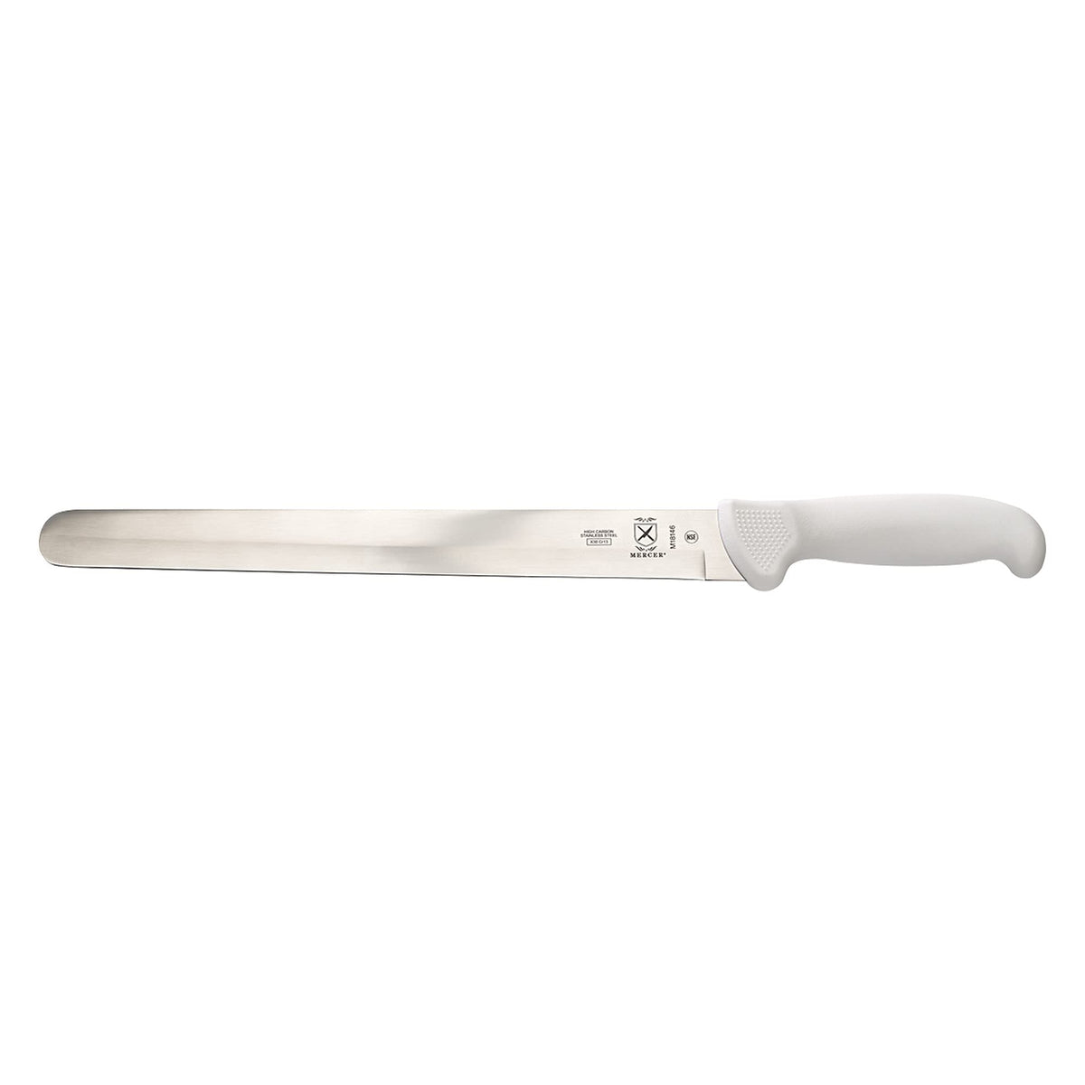 Mercer Culinary 12" / White / Plain Edge Slicer Knife 12 Inch Boning Knives