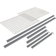 Additional Level For 96"W x 24"D High Capacity Rack Wire Deck by Global Industrial – Wire Deck, Gray, Model 581103GY