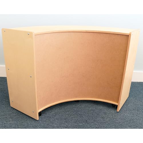 Whitney Brothers Back Curve In / Natural Uv / Modern Cubbies