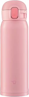 Zojirushi SM-WA48-HL One-Touch Stainless Steel Mug, Seamless, 0.36 L, Peach Pink
