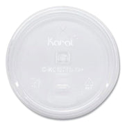 Karat Strawless Sipper lid (107mm) for 32oz PET Plastic cup - 1,000 ct