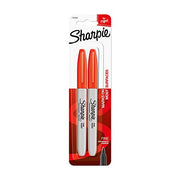 Sharpie 2 Count (Pack of 1) / Orange / Standard Packaging Permanent Markers