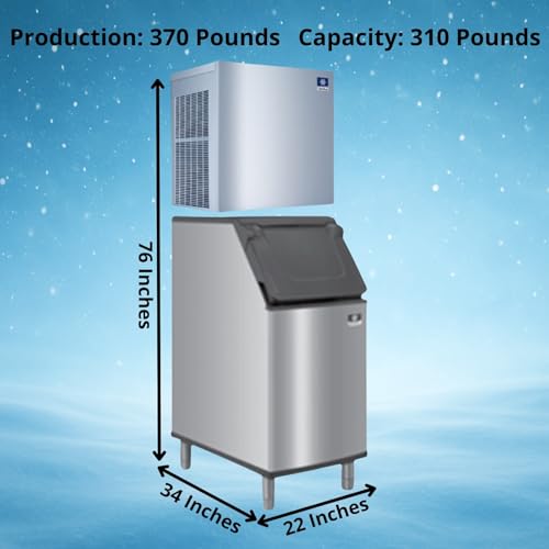 Manitowoc 383 lb. Ice Bin / 730 lb/day / 383.0 pounds Ice Machines