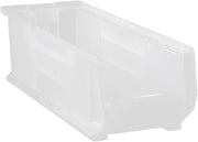QUANTUM STORAGE SYSTEMS QUS950CL HULK Heavy Duty Part Organizer Clear Bins 24" L x 9" W x 7" H 6 Pack