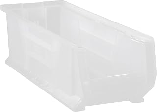 QUANTUM STORAGE SYSTEMS QUS950CL HULK Heavy Duty Part Organizer Clear Bins 24" L x 9" W x 7" H 6 Pack