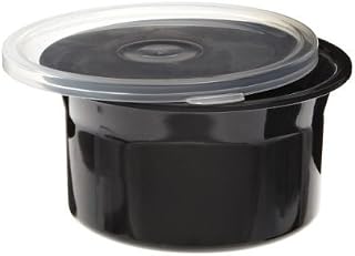 Carlisle 030003 Classic Crock Lid, Black, 0.6 Qt.-030003