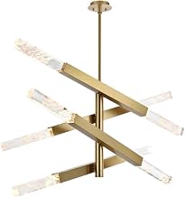 Ari Eight Light Pendant Satin Gold