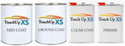 TouchupXS-Perfect Match For Mitsubishi EVO W55 White Pearl Gallon Basecoat 2K Clearcoat Primer Kit