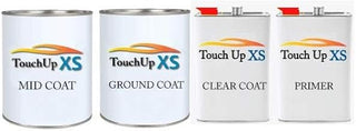 TouchupXS-Perfect Match For Mitsubishi EVO W55 White Pearl Gallon Basecoat 2K Clearcoat Primer Kit