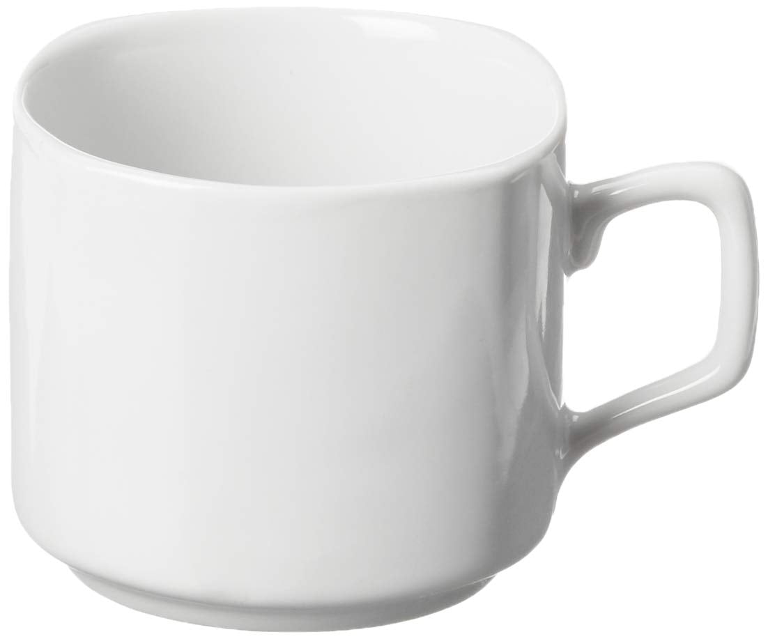 45-Piece Square Dinnerware Set by 10 Strawberry Street – One Size, Porcelain, White, Model SM-4500SQ-W