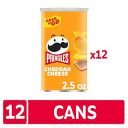 Pringles Cheddar Cheese / 2.5 Ounce (Pack of 12) / 12 Cans (2.5 Ounce Can) Potato