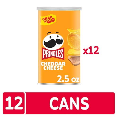 Pringles Cheddar Cheese / 2.5 Ounce (Pack of 12) / 12 Cans (2.5 Ounce Can) Potato