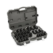 GEARWRENCH 28 Pc. Deep / One Size / Chrome Socket & Socket Wrench Sets