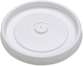 Dopaco 15561 White Polystyrene Round Lid for 8, 12, 16 oz Containers | 1000/Case