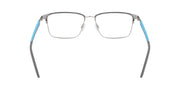 Eyeglasses 048 Satin Silver/Cerulean by Flexon – 54/17/145, Satin Silver/ Cerulean, Model E 1154